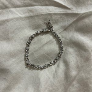 formal silver bracelet